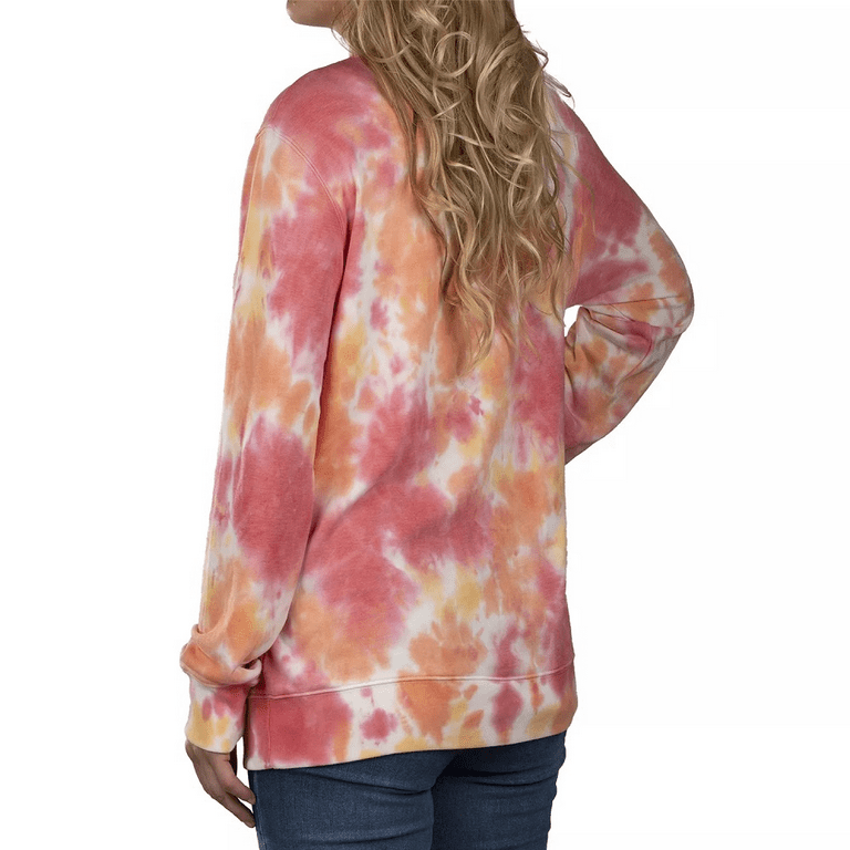 Modern Canvas Women s Stay Home Tie Dye Graphic Soft Fleece