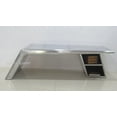 thumbnail image 3 of NauticalMart Vintage Aluminium Elegant Aviator Wings Coffee Table/Desk with Silver Metal, 3 of 6