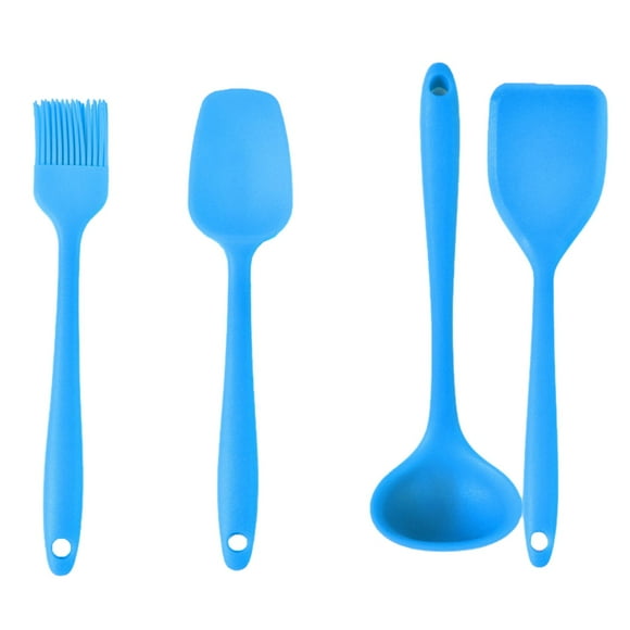 Huayishang Tableware Silicone Spatula Set 4-Piece Rubber Spatulas Silicone Heat Seamless Design Kitchen Spatulas For Nonstick Cookware Silicone Kit