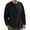Black, variant on KHONTS Men's Long Sleeve Waffle Henley Shirts Casual Fall Thermal Shirts Button T-Shirt White XL