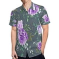thumbnail image 4 of High Quality Hawaiian Shirts for Men Short Sleeve Aloha Beach Shirt Floral Summer Casual Button Down Shirts Blouses JRO4IQ, 4 of 7
