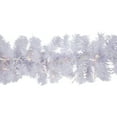 thumbnail image 5 of Northlight Pre-lit Mixed Pine Artificial Christmas Garland - 9' x 10" - White - Clear Lights, 5 of 6