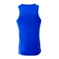 thumbnail image 2 of A4 Pacer Singlet For Men in Royal/White | N2009, 2 of 2