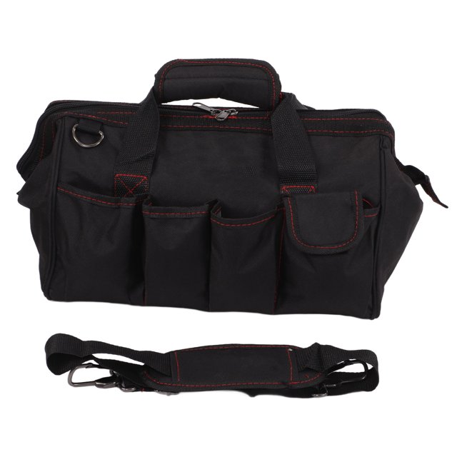 Bolsa de herramientas Ormromra de tela Oxford grande y gruesa para electricistas carpinteros y fontaneros