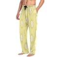 thumbnail image 5 of Smiling Suns Men's Lightweight Pajama Bottoms Stretch Elastic Waist Side Pockets Spring Fall, 5 of 7