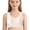 Beige, variant on Girls Sports Bras Solid Color Soft Stretchy Bra with Fixed Padding Girls Casual Underwear Grey Size 17-18 Years