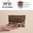 thumbnail image 6 of Wrangler Purses for Women Small Wallets Money Organizers Trifold Clutch Purse Fashion Credit Card Cash Wallet, COW-Pink, 6 of 6