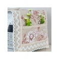thumbnail image 3 of Anti-Slip Microwave Dustproof Cover Microwave Oven Top Cover Decorative Kitchen Toaster Oven Cover with Storage Bags, 3 of 5