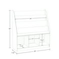 thumbnail image 2 of RiverRidge Kids Bookshelf Toy Storage Organizer with 4 Bookracks 3 Cubbies and 2 Gray Bins, 2 of 9
