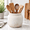 Beige-Textured, variant on Beige Textured Ceramic Kitchen Utensil Holder 8.43 x 8.03 x 7.99 Inches