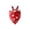 A, variant on Valentine's Day Pet Bandana Heart Pattern Soft Fabric Adjustable Dog Triangle Scarf Pet Accessor,F