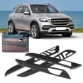 thumbnail image 4 of Door Panel Trim 4pcs Set Carbon Fibebr Style Interior Door Panel Trim With Memory Holes Fits For   GLE GLS ML GL GLS320 400 Models 13-19, 4 of 8