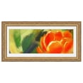 thumbnail image 4 of 5x15 Frame with Mat - Antique Gold 8x18 Frame Wood Made to Display Print or Poster Measuring 5 x 15, 4 of 8