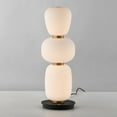 thumbnail image 4 of ET2 E25167-92BKGLD Soji-Single Satin White LED Pendant, Black & Gold, 4 of 4