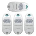 thumbnail image 1 of Mando a distancia universal para puerta de garaje PingGoo, transmisor de llave portátil, compatible con Cam Top 432NA/432EE/432 EV/432M, 4 unidades, color blanco., 1 of 5