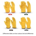 thumbnail image 2 of Guantes de trabajo Sailing piel de vaca resistentes al desgaste XL, 2 of 5