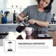 thumbnail image 2 of Manual Milk Bubbler Glass Press Pot Convenient Coffee Maker Milk Froth Brewer Kettle, 2 of 7