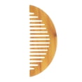 thumbnail image 1 of Unique Bargains 1 Pc Convenient Half Round Hair Comb Coffee Color Acetate Sheet, 1 of 6