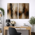 thumbnail image 6 of Canvas Print Neutral Abstract Wall Art Set of 2 Modern Decorative for Living Room Bedroom - 24"x36" x 2, 6 of 8