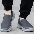 thumbnail image 2 of NOKIO Men's S𝗅ip On Sneakers Lightweight Breathable Walking Shoes Comfortable Casual L𝗈afers Non-S𝗅ip Durab𝗅e Outdoor Sport Shoes Wide Width Soft Sole Shoes for Back to College, 2 of 9