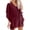 Red(Fashion), variant on ZHYou Womens Dresses Romper Short Sleeve V-Neck Flowy Wide Leg Drawstring Waist Casual Summer Comfort Dresses,Blue,2XL