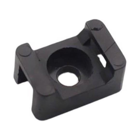Naiovety 500 piezas de nailon Cable Tie Base reemplazo anticorrosivo aislante hogar dormitorio ordenador Cable organizador de fijación de cables Almacenamiento y organización del hogar Negro tipo 4 Naiovety HA071636-04