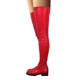 thumbnail image 5 of Tejiojio Clearance Women's Over The Knee Thigh High Chunky Heel Boots Long Stretch Sexy Fall Winter Boots, 5 of 5