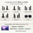 thumbnail image 2 of Replacement Remote for All Fire Series, TV Stick (HD, 4K, 4K Max, Lite), TV Cube and Omni, Insignia, Toshiba, Smart TVs, with Voice Control, 2 of 4