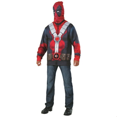Deadpool 2 Mens Classic Deadpool Hoodie Halloween Costume