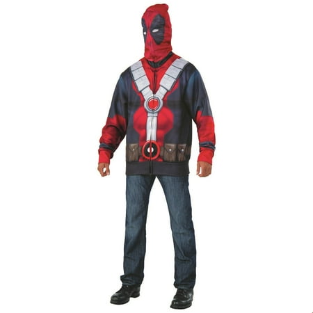 Deadpool 2 Mens Classic Deadpool Hoodie Halloween