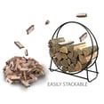 thumbnail image 4 of Open Hearth Log Hoop, Black Tubular Steel, 20-In. - 15208, 4 of 4