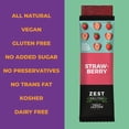 thumbnail image 4 of Zest Delites Strawberry Fruit Rolls, Dried Fruit Bars, 100% Natural, No Sugar Added, 0.88 oz x 10, 4 of 8