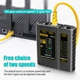 thumbnail image 2 of Tachiuwa Cable Tester RJ4511 Cat 5 5E 6 Wire Test Tool RJ1145 Tester Network Repair Cable Black, 2 of 9