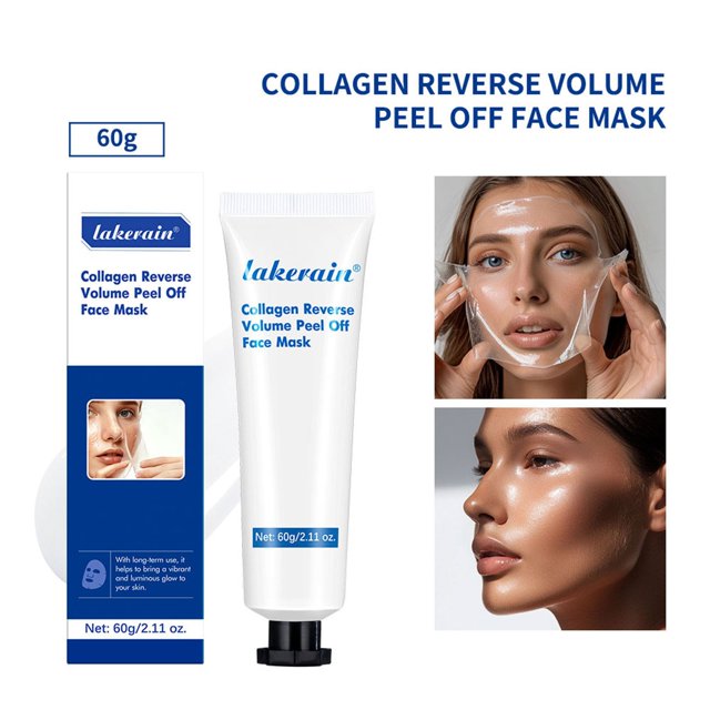 Puntoco Mascarilla facial de colágeno hidrolizado Mascarilla hidratante de colágeno Mascarilla Crystal Split Mascarilla disoluble en gelatina con color 60 g