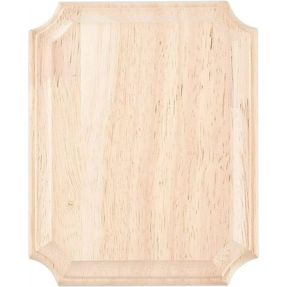 Unfinished Wood Plaque 6x4.8x0.7inch Rectangle Wooden Blank Signboards Natural Wood Crafts for DIY Painting Carving Burning Wood Boards for DIY DIY Craft Projects Home Decor