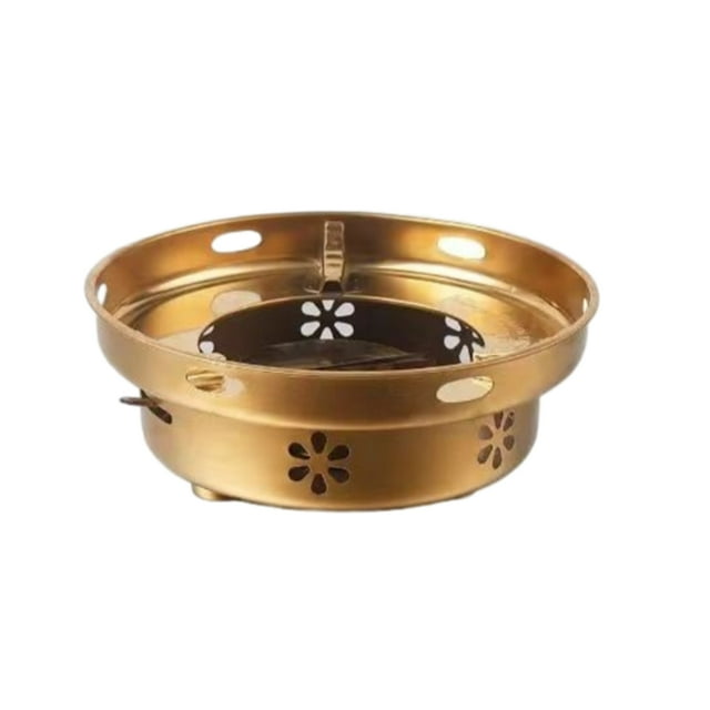 Wweixi Portable Cooker Heater Stainless Steel Hot Pot Heating Stove Cookware Gold