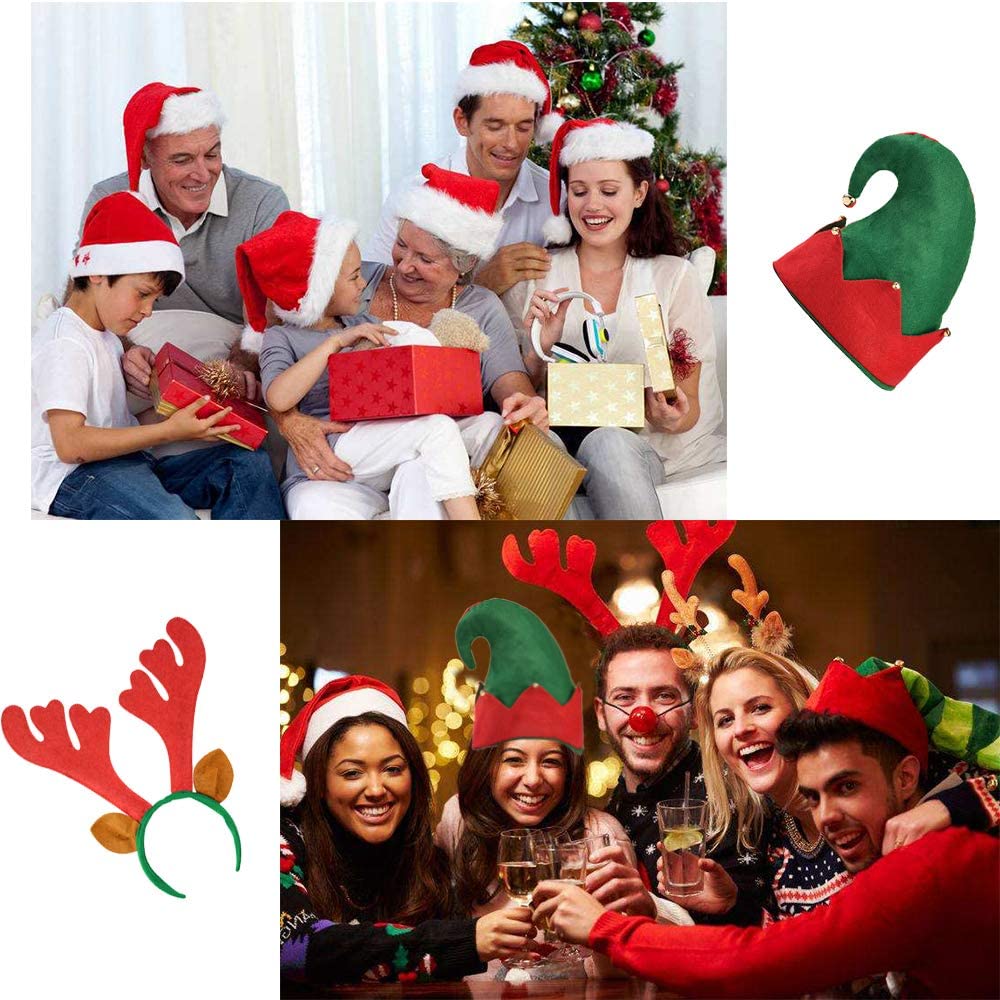 Santa Hat Elf Hat Reindeer Hat 