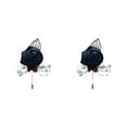 thumbnail image 3 of Transemion Cloth Beautiful Vintage Corsage Weddings And Romantic Events Wedding Brooch For Men And Woman black 2Set, 3 of 6