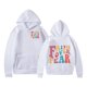 thumbnail image 1 of Sudadera Mujer Gibobby Moda Sudadera con capucha de manga larga con estampado de colores dobles Blanco XXL, 1 of 4