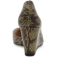 thumbnail image 2 of 1.State Melman Fatigue Wedge Low Heel D'orsay Pointed Toe Low Cut Dress Pumps (Brown, 10), 2 of 6