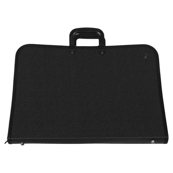 AURARMLET Art Portfolio Storage Tote Bag Black, Sleek and Simple Design, Organizer for Artists and Creative Activities