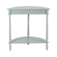 thumbnail image 2 of Simplify Half Round Wood Accent Table, Antique Iced Blue, 2 of 6