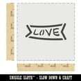 thumbnail image 2 of Love Banner DIY Cookie Wall Craft Stencil - 4.5 Inch, 2 of 5