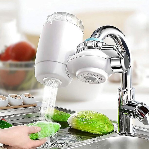 Sistema purificador de grifo, filtro de agua para grifo de cocina, purificador de agua para grifo doméstico, elimina los daños nocivos, se adapta a todos los grifos estándar, Versailles
