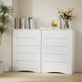 thumbnail image 4 of Aiho 6-Drawer Bedroom Dresser, White Wood Storage Cabinet, 4 of 12
