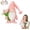 Pink, variant on Spring Decor, 15in Handmade Plush with Tulip Bouquet Decorations for Home Classroom Office Shop, Mother's Day Teachers' Day Easter Gifts (1, Pink)