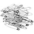 thumbnail image 3 of Cousin DIY 2 inch Safety Pins, 2", Silver, 3 of 4