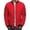 Red, variant on Men's Padded Jackets Winter Full Zipper Outwear Casual Windproof Warm Coat Clothes