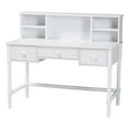 thumbnail image 3 of Baxton Studio Archwood Modern Desk, 47-inch Wide, White, 3 of 11