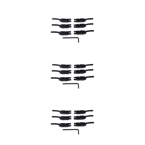 Toystoory Pack of 6 Electric Guitar Bridge Stylish Components Wrench with Stringed Portable Saddle Accessories Modified Saddles Insturment Type1 NO1
